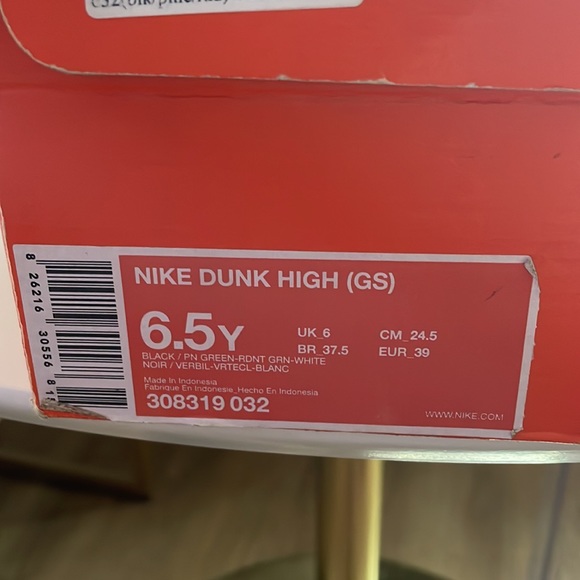 2007 Nike Dunk High GS ‘Halloween’ Size 6.5 (8W) - Picture 10 of 11